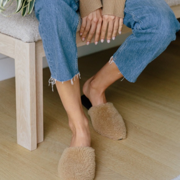 Jenni Kayne shearling mule 38 - Picture 2 of 2
